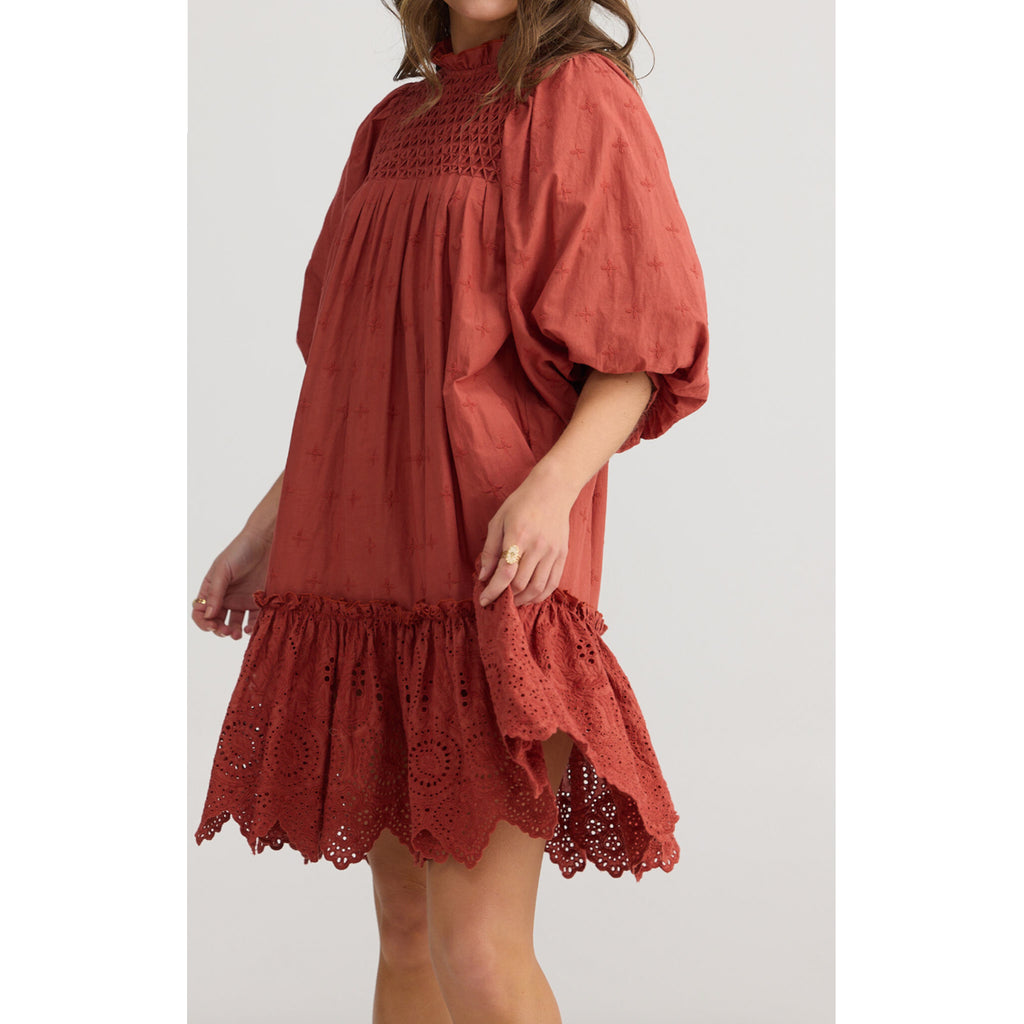 Dress Rimini - Rust