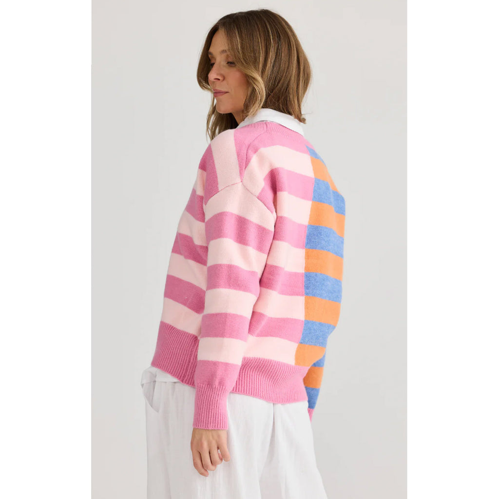 Knit Samba Cardi - Pink