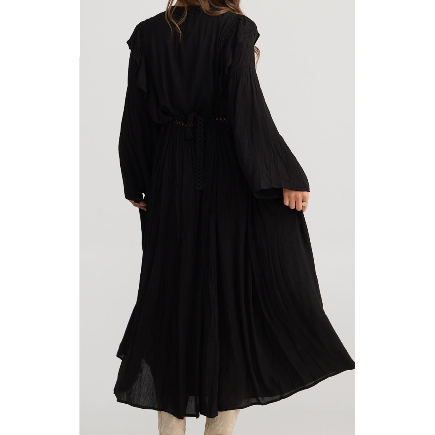 Dress Florence - Black & Natural