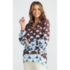 Top Diego - Blue Brown Geo