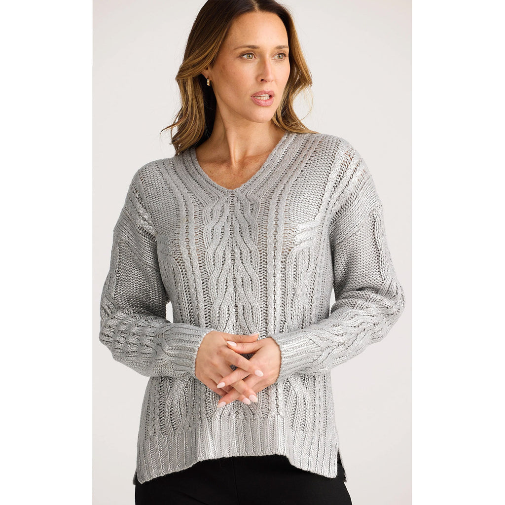 Knit Satellite - Silver Metallic