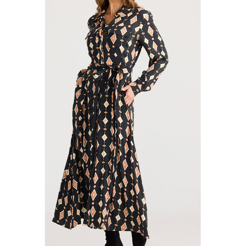 Dress Rossellini - Casablanca Tile