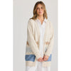 Knit On Deck Cardi - Denim Stripe