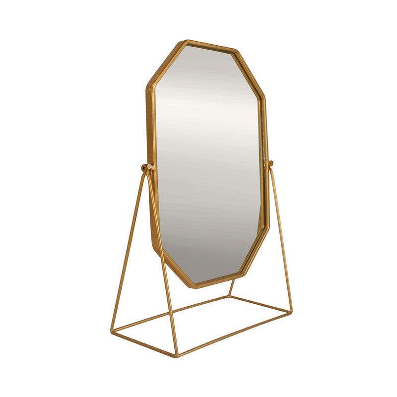 Mirror on Stand Sabina - Gold