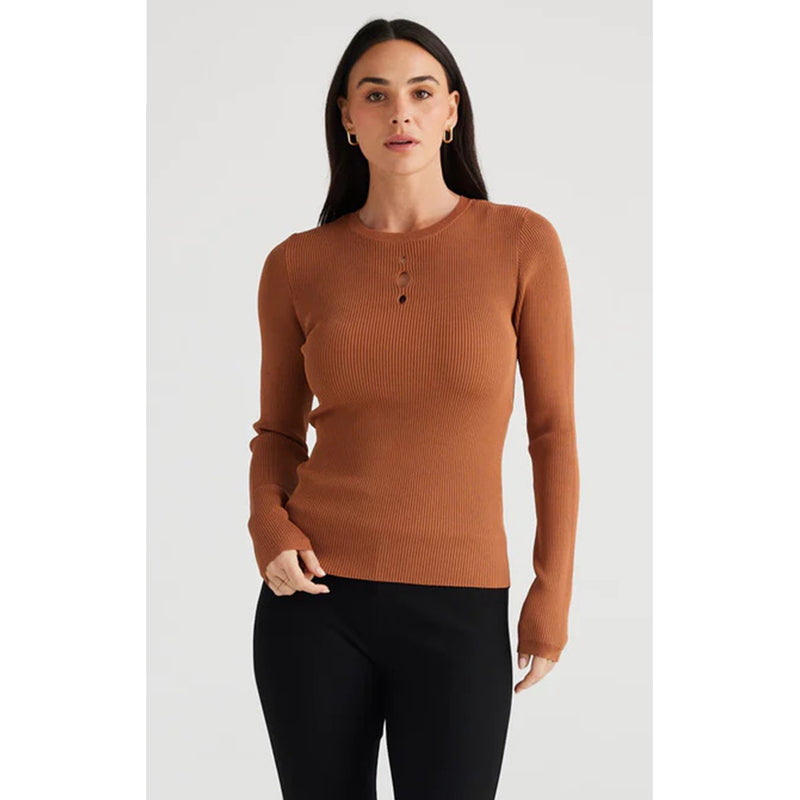 Top Salsa Knit - Pecan