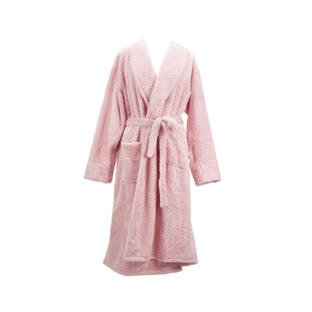 Bath Robe Cosy Luxe - Waffle Pink Quartz