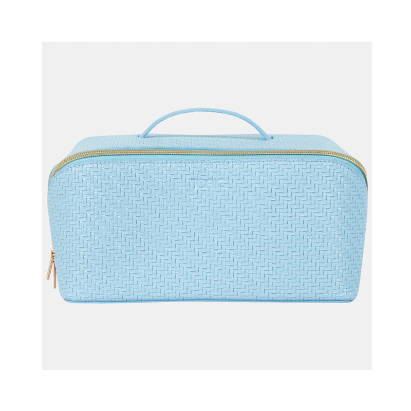 Beauty Bag Herringbone Large - Bluebell