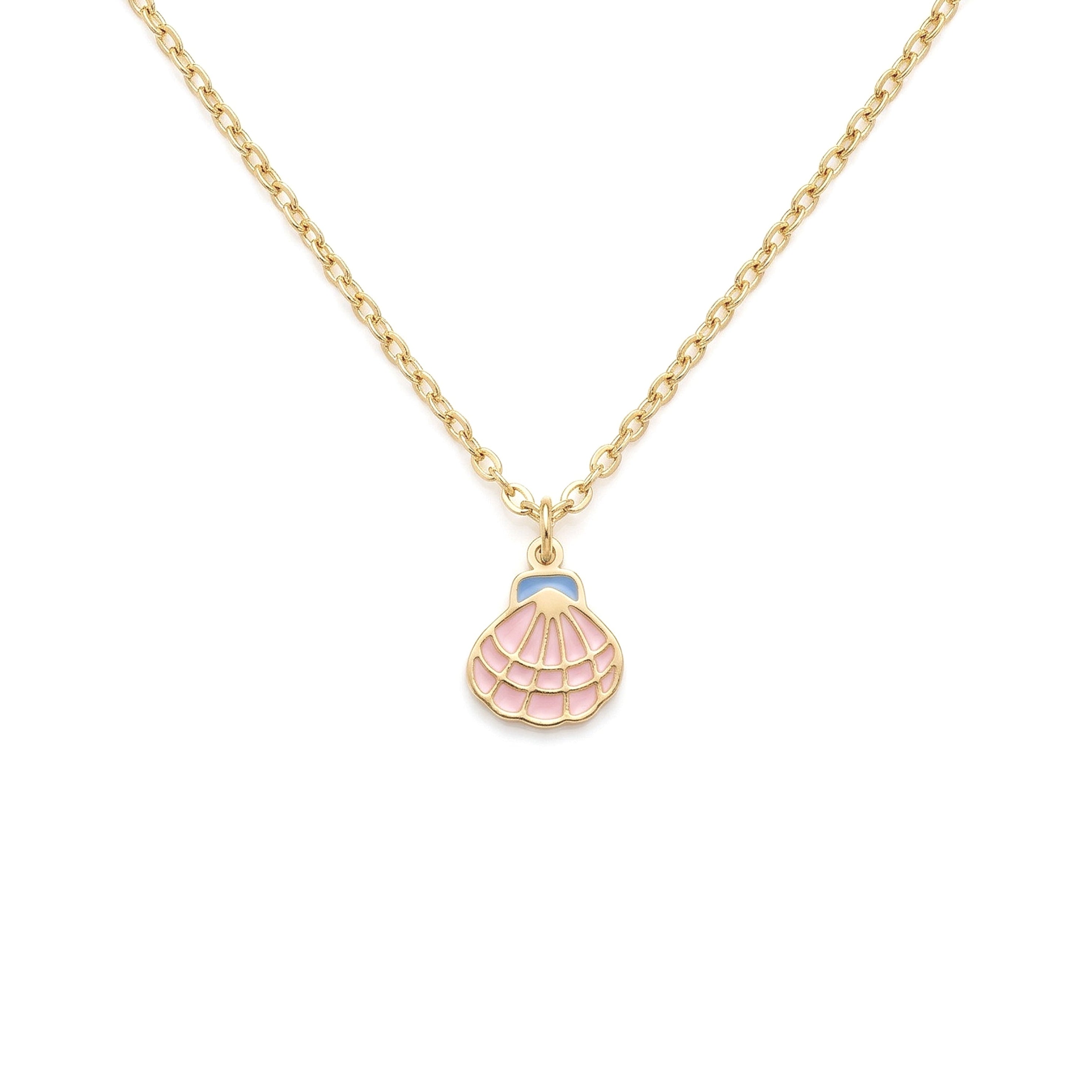 Kids Necklace Gold Plated - Sea Shell
