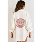 Shirt Seashell Ric Rac - Off White