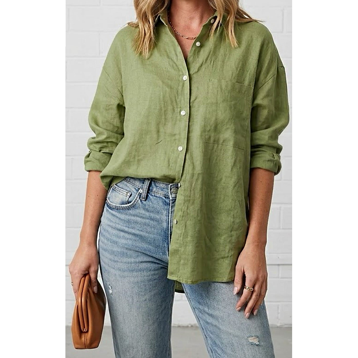 Top Millie Shirt - Apple Green