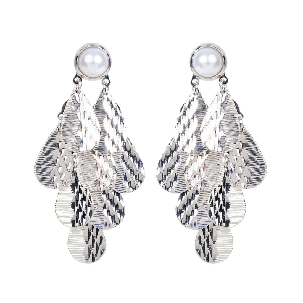 Earring Aman Drop - Silver