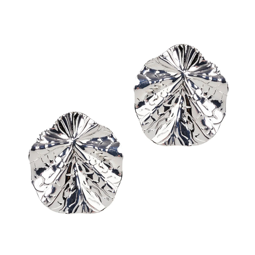 Earring Aman Fan - Silver