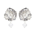 Earring Aman Flora - Silver