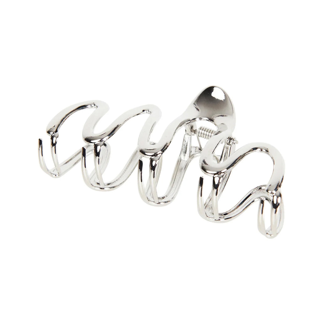 Hair Claw Ivy - Silver Organic