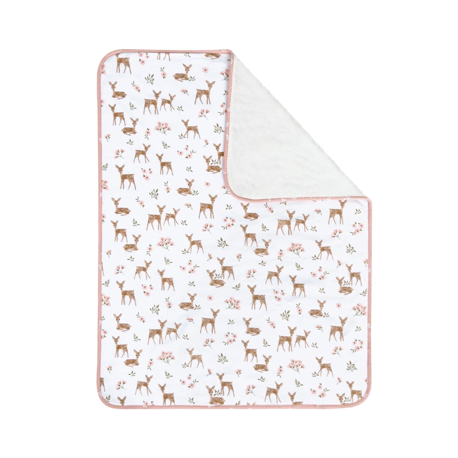 Baby Blanket Jersey Sherpa - Sophia's Garden