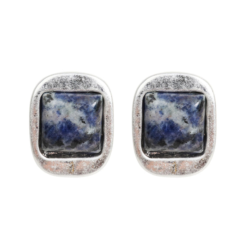 Earring Selene - Square Stone