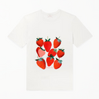 TShirt White - Strawberries Berry Cute