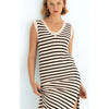 Dress Knit Maxi Sumatra - Black Stripe