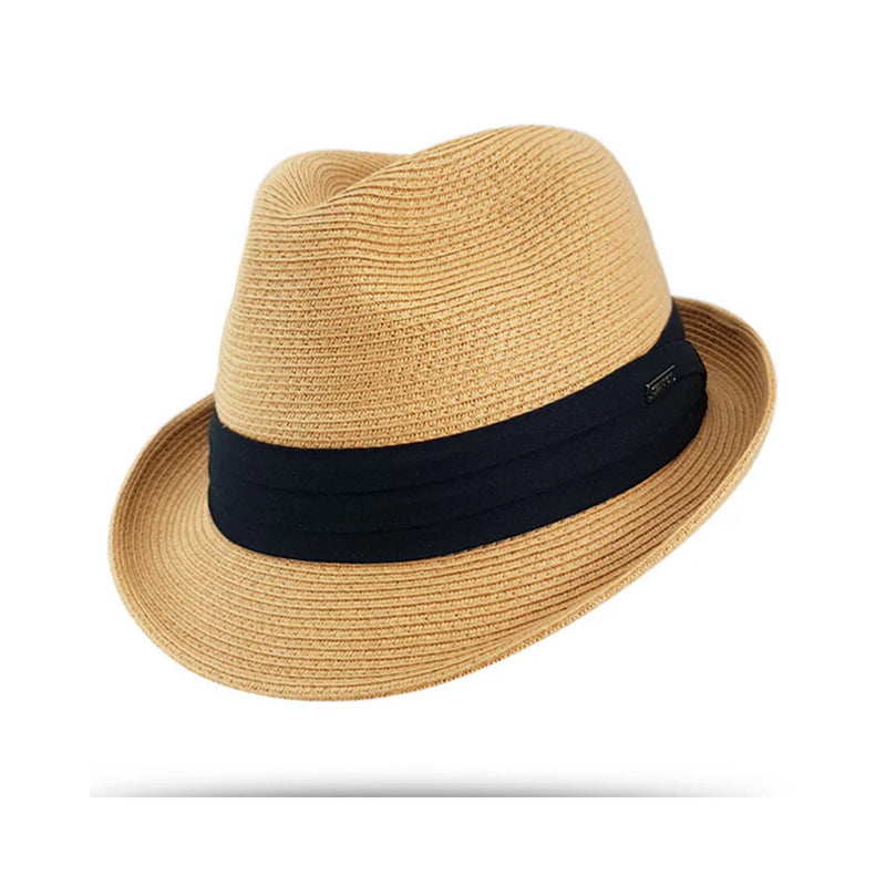 Hat Fine Toyo Trilby - Tan