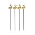 Cocktail Picks Set 4 'The Lily' Flamingo