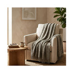 Throw Burbujeo Cot Blend 125x150cm Sage