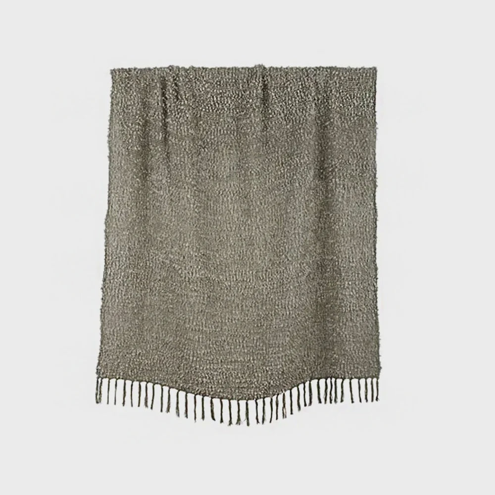 Throw Burbujeo Cot Blend - Slate (125x150cm)