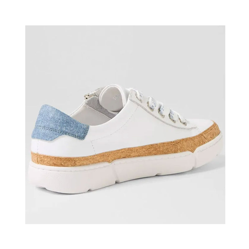 Shoe Torayne - White & Blue Denim