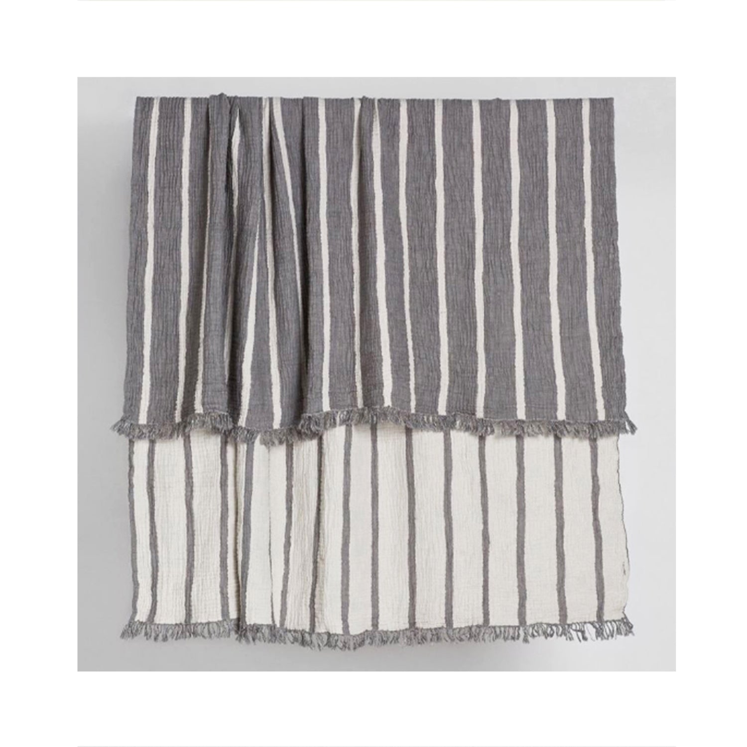 Throw Enes Stripe - Pale Grey