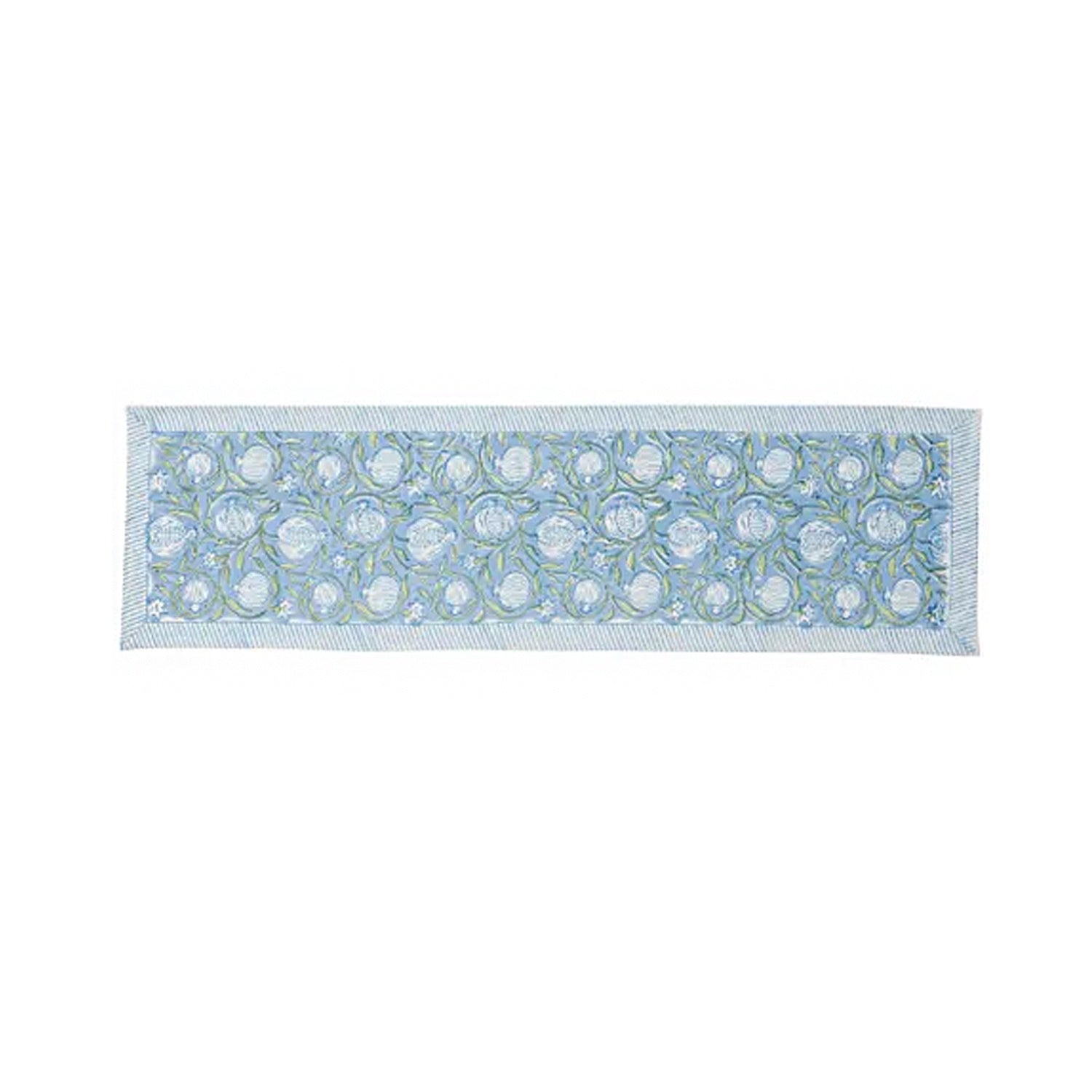 Table Runner Cotton Block 35x120 - Anaar