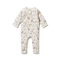 Baby Zipsuit Organic Cotton - Tribal Woods