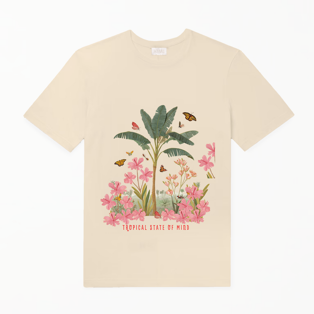 TShirt Cream - Tropical State of Mind