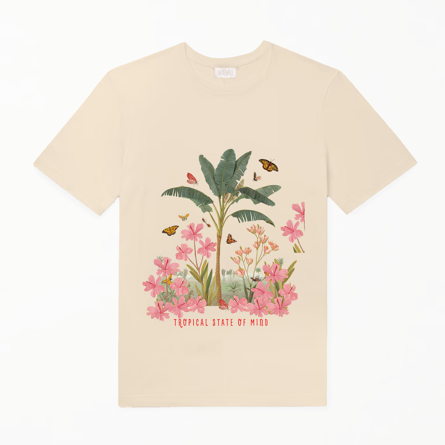 TShirt Cream - Tropical State of Mind