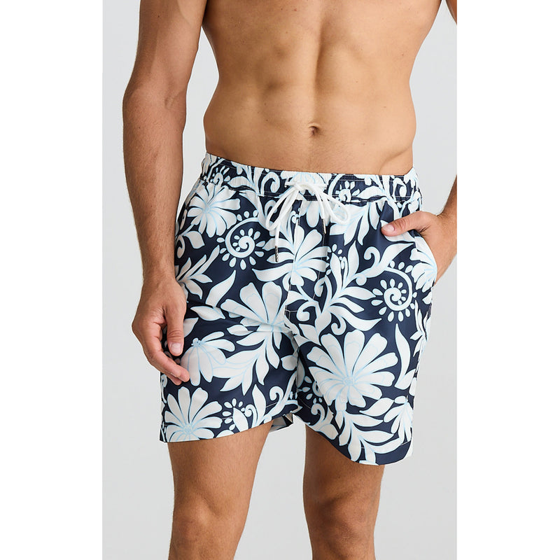 Mens Board Short Dartmouth - Navy Troppo