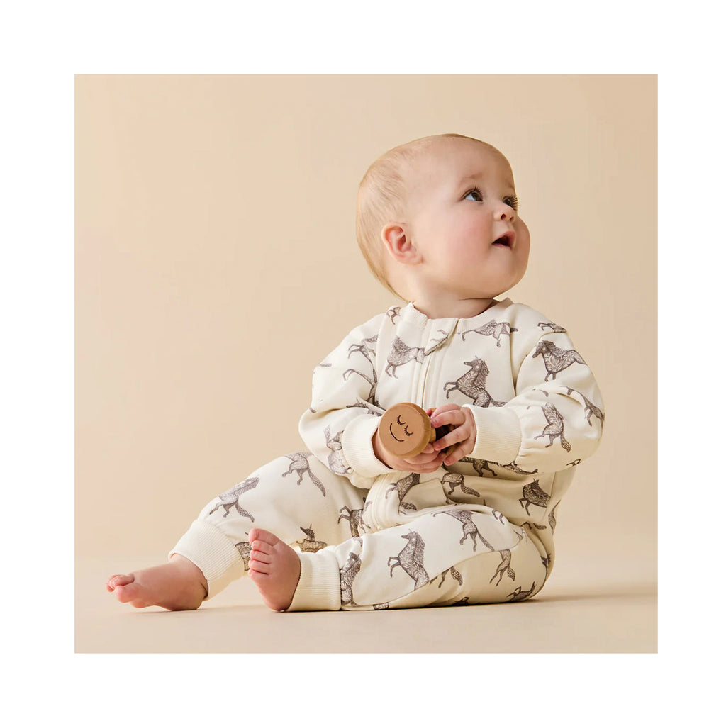 Little Unicorn Organic Terry Growsuit