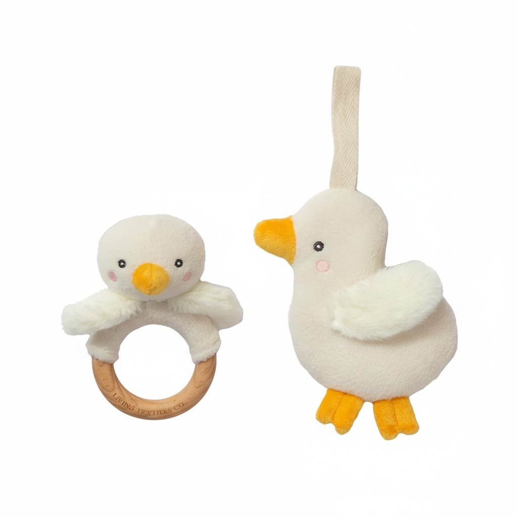 Teething Ring & Dummy Chain - Goosey Goosey