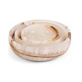 Bowl Set 3 Marble - White Onyx