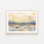 PRINT - Soft Light Yellow Blue