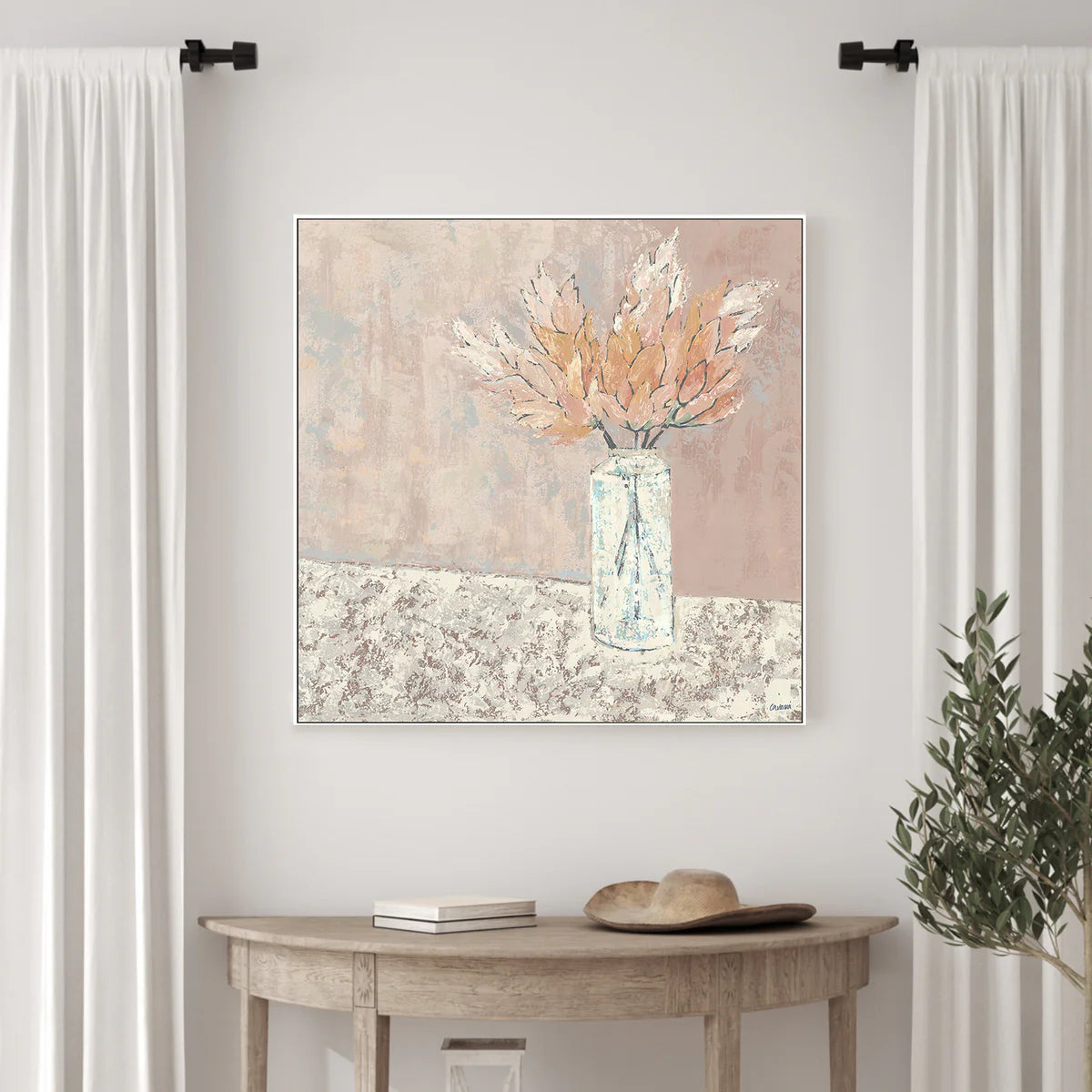 PRINT - Vase Series: Pampus Grass