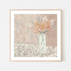 PRINT - Vase Series: Pampus Grass