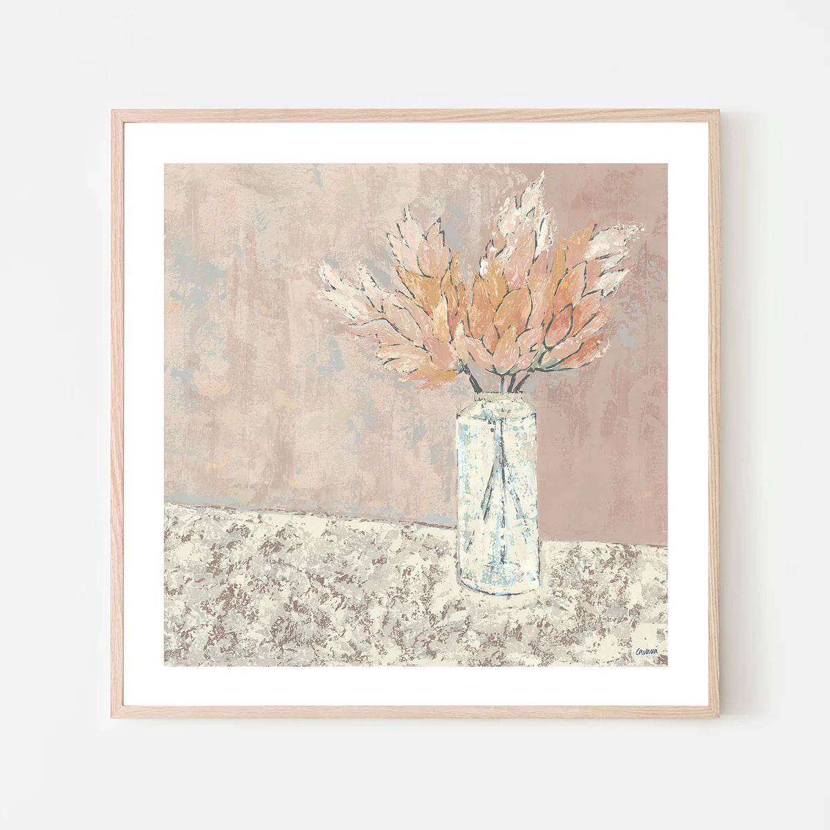 PRINT - Vase Series: Pampus Grass