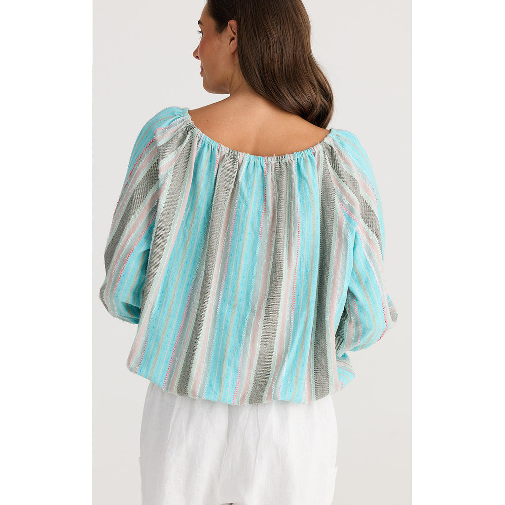 Top Seaside - Carnival Stripe