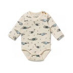 Woolly Whales Organic Bodysuit