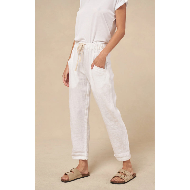 Pant Luxe Linen White