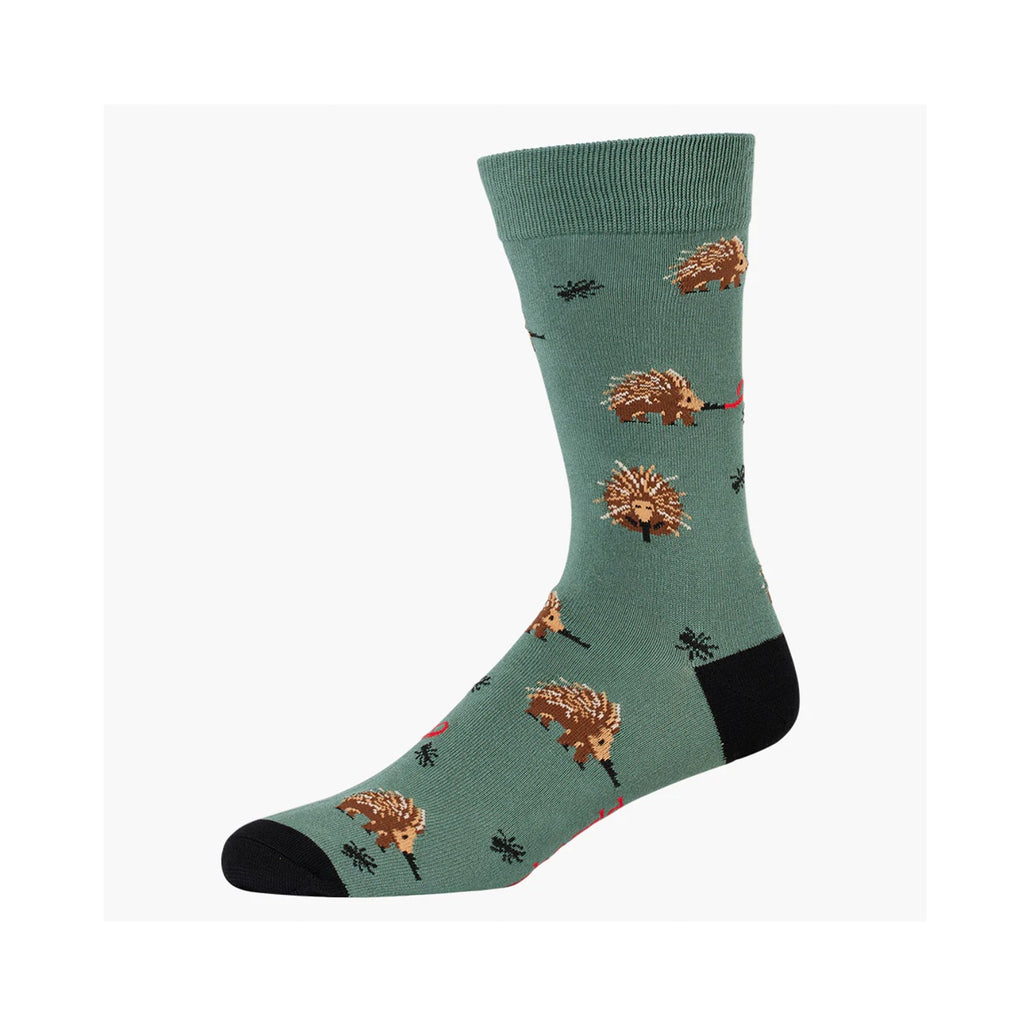 Mens Bamboo Socks Echidna