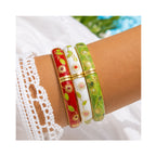 Bangle Enamel - Vine Red