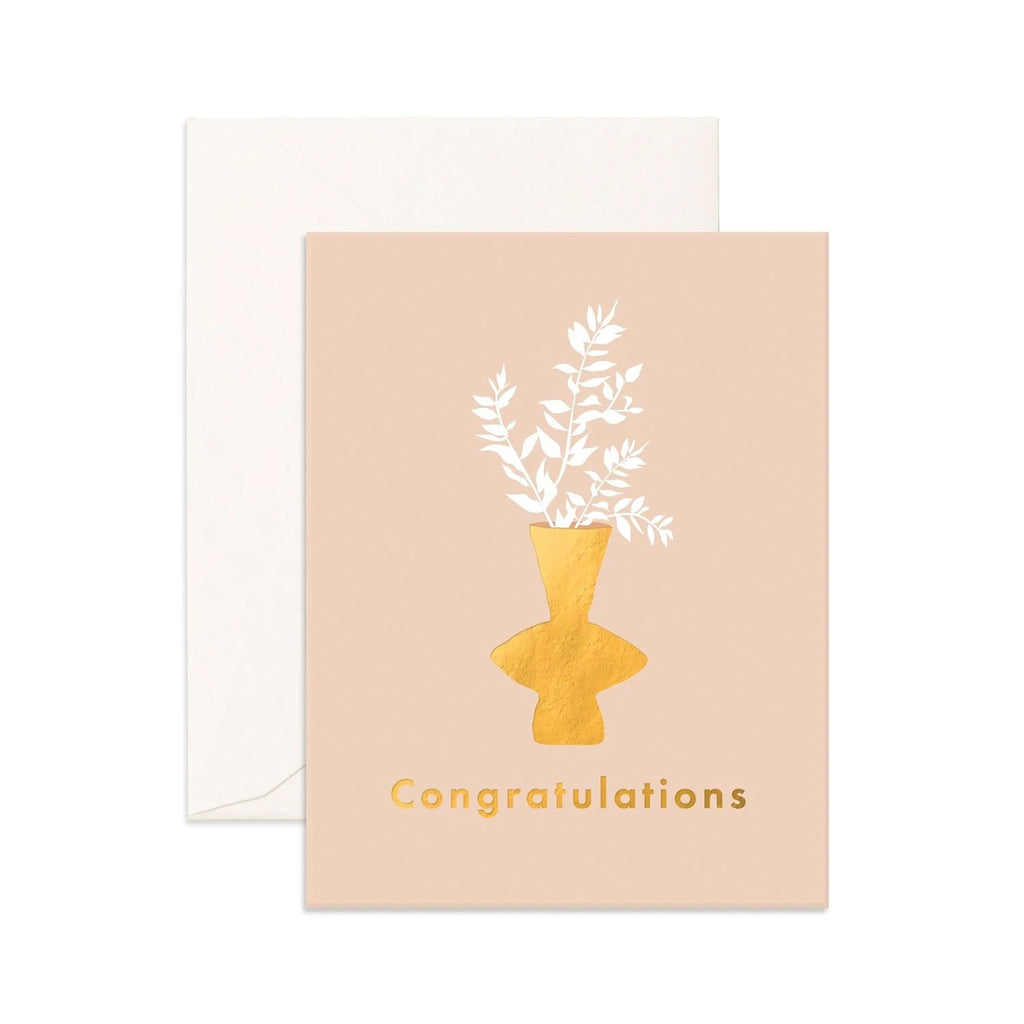 Card Congratulations Ruscus Greeting