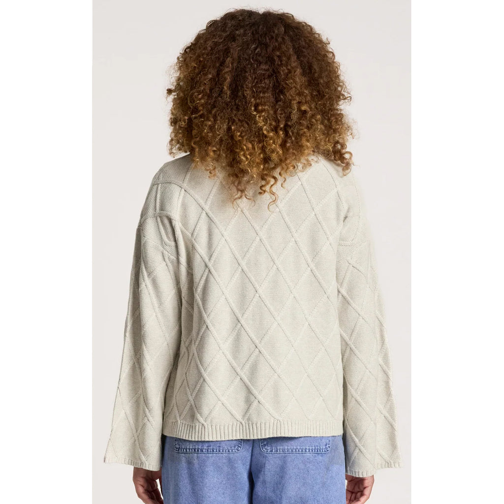Cardigan Liora Crop Bisque