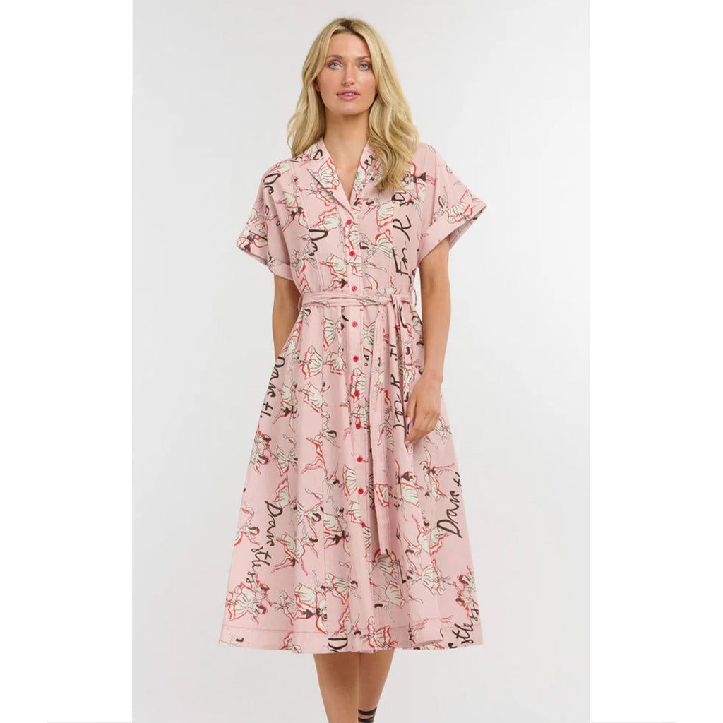 Dress Antoinette Short Sleeve - Ballet Pink