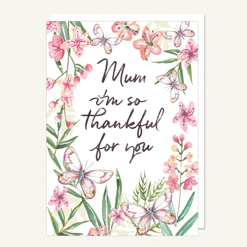 Card - Mum - Thankful For You