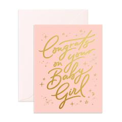 Card Congrats on Your Baby Girl